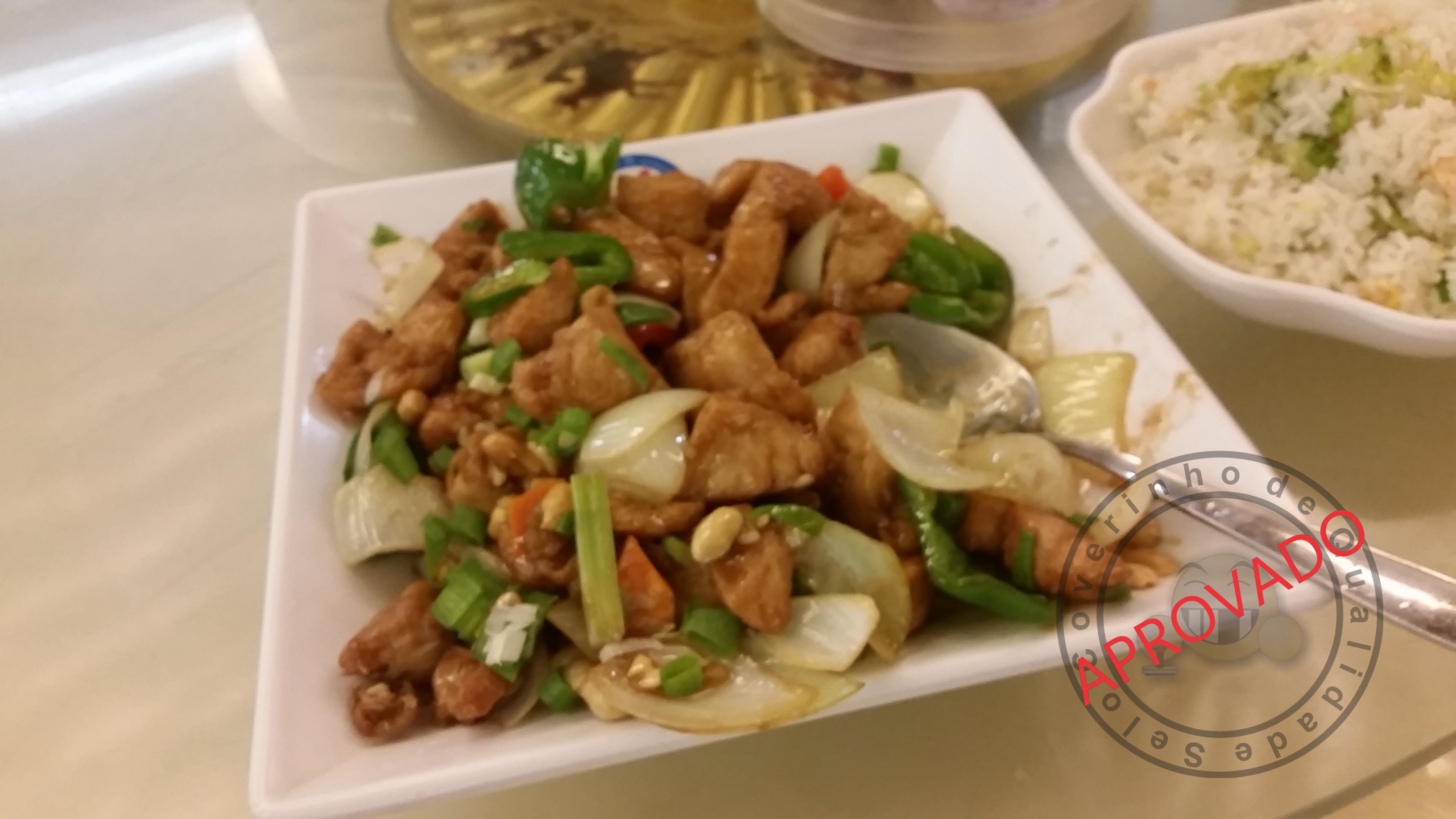 restaurante chi fu - frango xadrez
